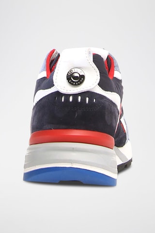 Sneakers com plataforma de couro Bholt - Azul