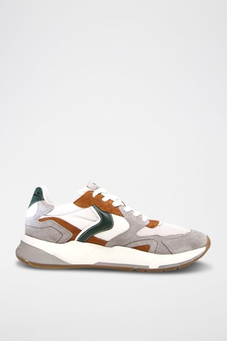Sapatilhas de couro Club19 - Cinzento