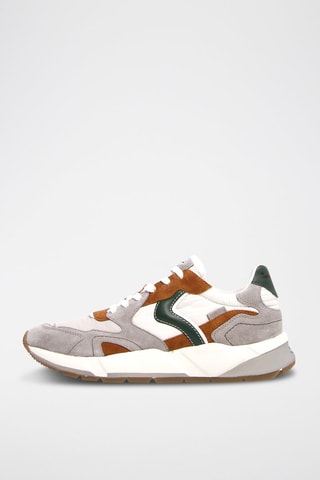 Sapatilhas de couro Club19 - Cinzento