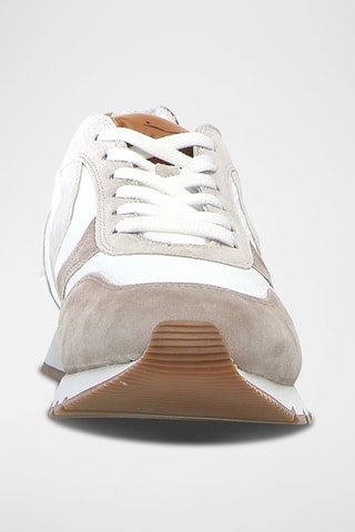 Sapatilhas de couro Liam - Branco