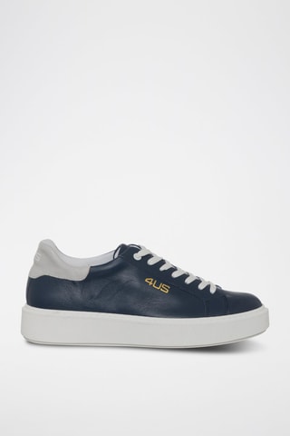 Sapatilhas em couro - Azul