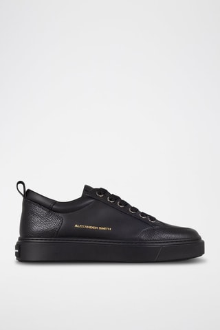 Sapatilhas em couro - Preto