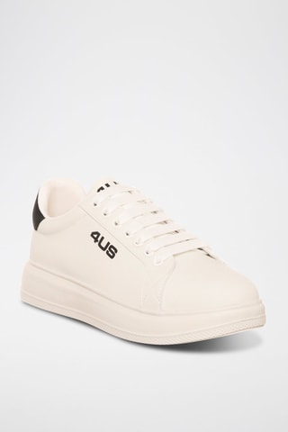 Sapatilhas com plataforma - Branco