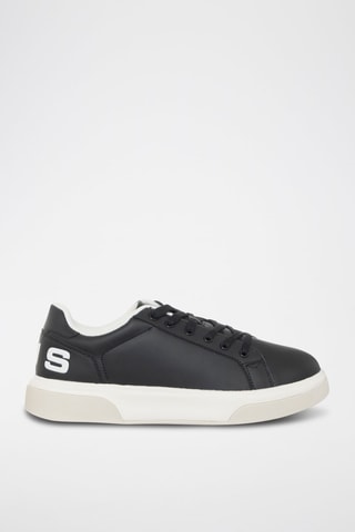 Sapatilhas com plataforma - Preto
