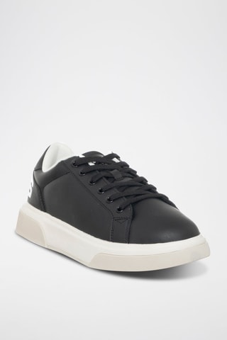 Sapatilhas com plataforma - Preto