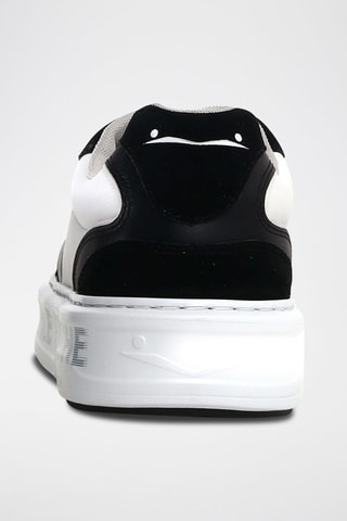 Sapatilhas em couro Forx - Branco e preto