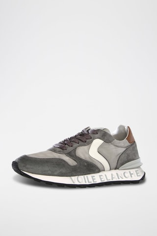 Sapatilhas em nobuck Paris Race - Cinzento 