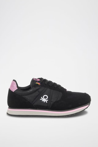 Sapatilhas Preto e rosa