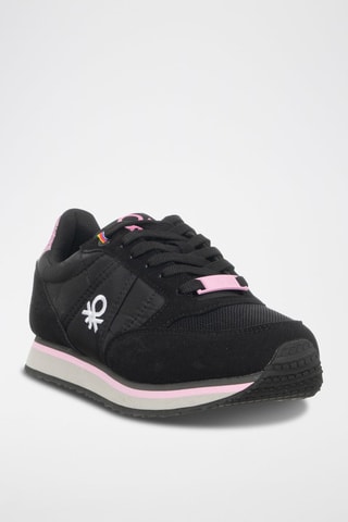 Sapatilhas Preto e rosa