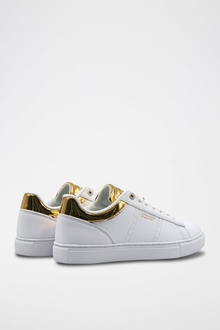 Sapatilhas Branco e dourado