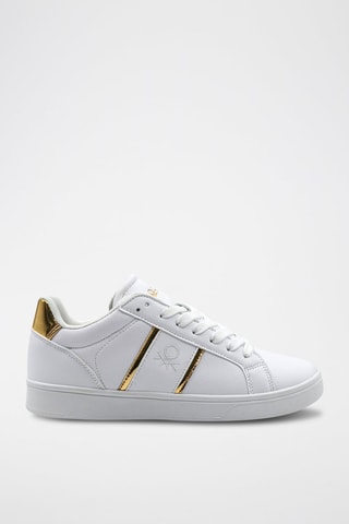 Sapatilhas em couro Branco
