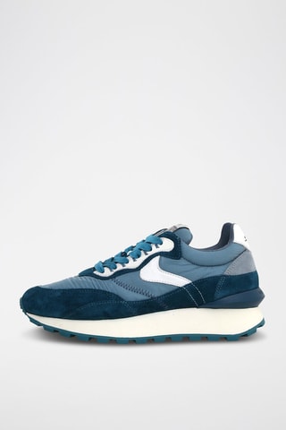 Sapatilhas em couro Qwark - Azul-escuro