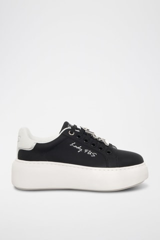 Sapatilhas com plataforma Aflame - Preto