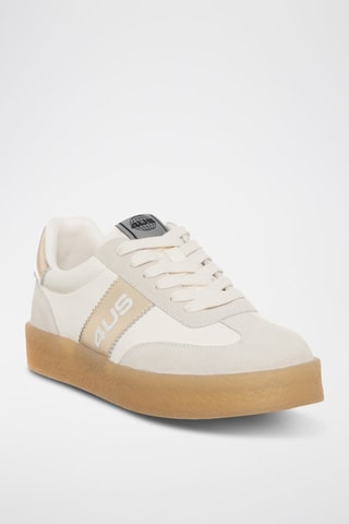 Sapatilhas Macy - Branco e dourado