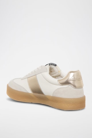 Sapatilhas Macy - Branco e dourado