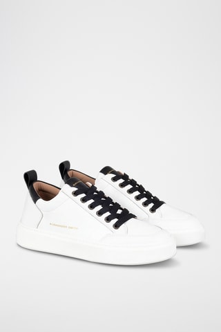 Sapatilhas em couro Bond-Asbabdm - Branco