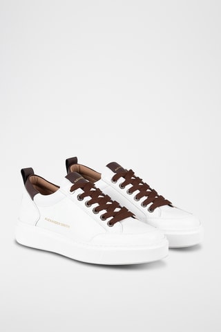Sapatilhas em couro Bond-Asbabdm - Branco
