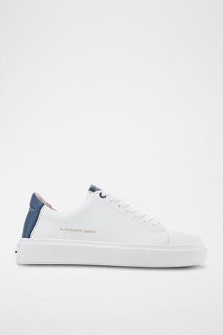 Sapatilhas em couro London - Branco