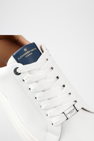 Sapatilhas em couro London - Branco