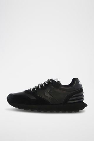 Sapatilhas em couro Paris Power - Preto