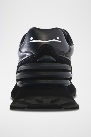 Sapatilhas em couro Paris Power - Preto