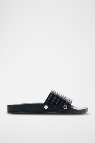Mules de couro Bristol-Asaubrd - Preto