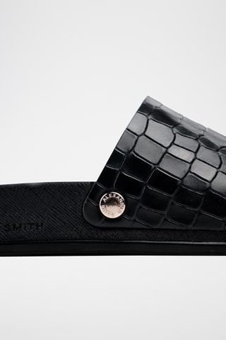 Mules de couro Bristol-Asaubrd - Preto