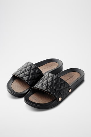 Mules de couro Bristol-Asaubrd - Preto