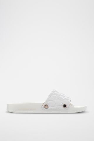 Mules de couro Bristol-Asaubrd - Branco