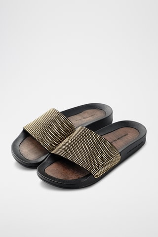 Mules de couro Bristol-Asaubrd - Preto
