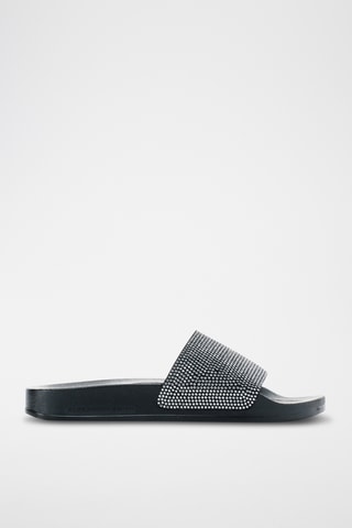Mules de couro Bristol-Asaubrd - Prateado