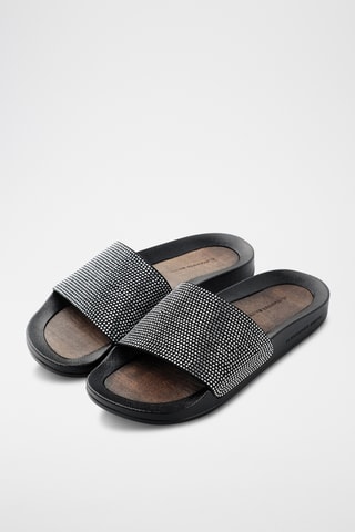 Mules de couro Bristol-Asaubrd - Prateado