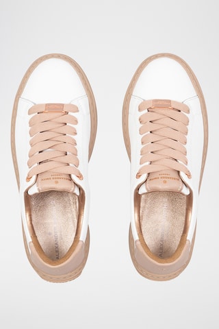 Sapatilhas em couro London-albaldw - Branco