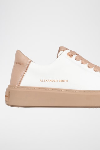 Sapatilhas em couro London-albaldw - Branco