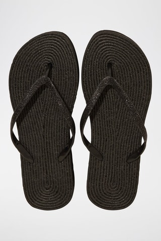 Tongs plateformes - Noir