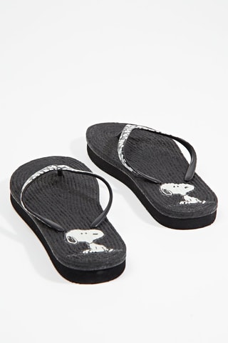 Tongs Snoopy Snoopy et les Peanuts - Noir