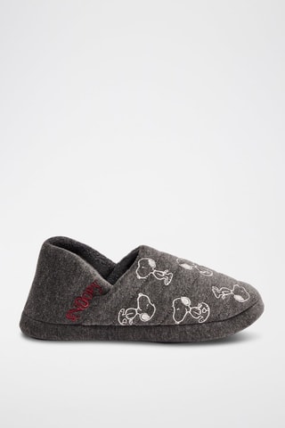Chaussons Snoopy - Gris