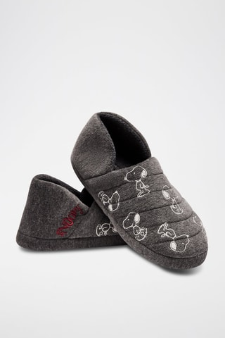 Chaussons Snoopy - Gris
