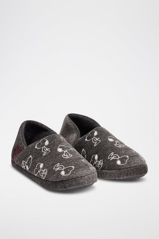 Chaussons Snoopy - Gris