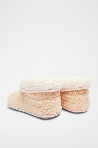 Chaussons montants fourrés Snoopy Snoopy et les Peanuts - Beige