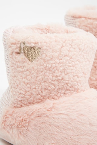 Pantoufles fourrées - Rose