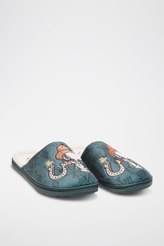 Pantoufles Snoopy - Bleu