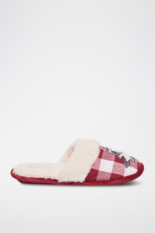 Pantoufles Snoopy - Rouge