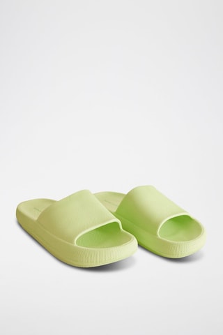 Claquettes plateformes - Vert