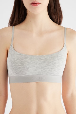 Soutien-gorge - Gris clair chiné