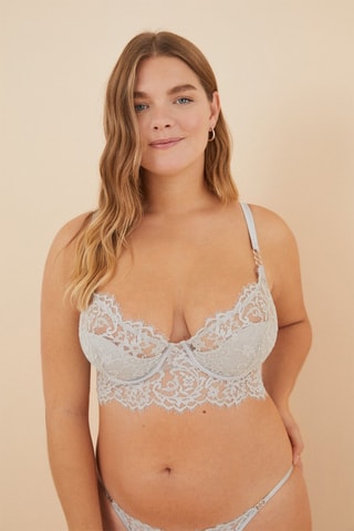 Soutien-gorge - Argenté