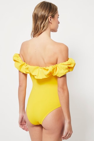 Maillot 1 pièce Jaune