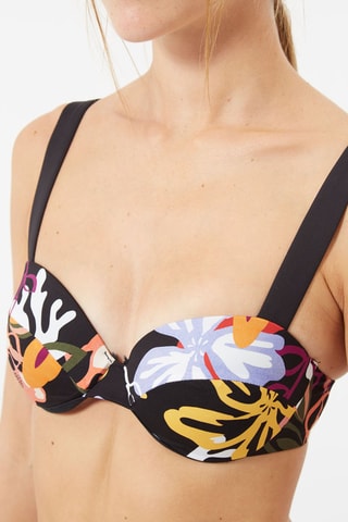 Haut de maillot coques  Noir