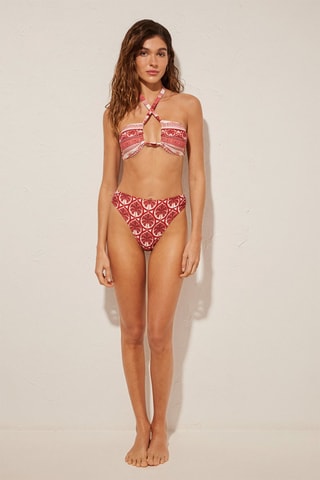 Haut de maillot - Rouge et blanc
