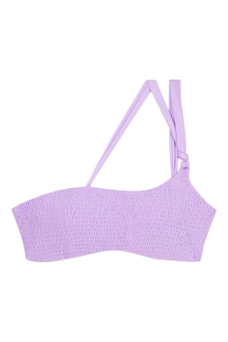 Haut de maillot asymétrique - Violet